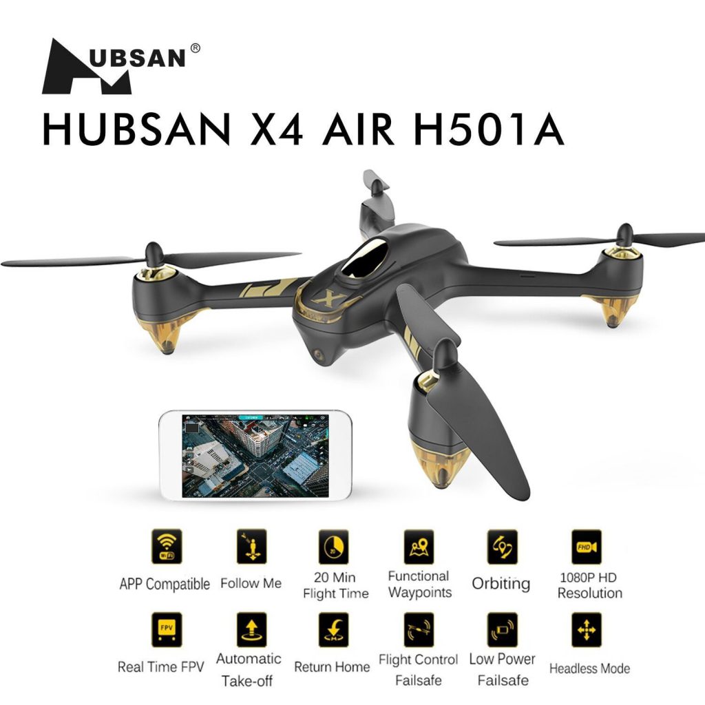 recensione-drone-Hubsan-X4-Air-Pro