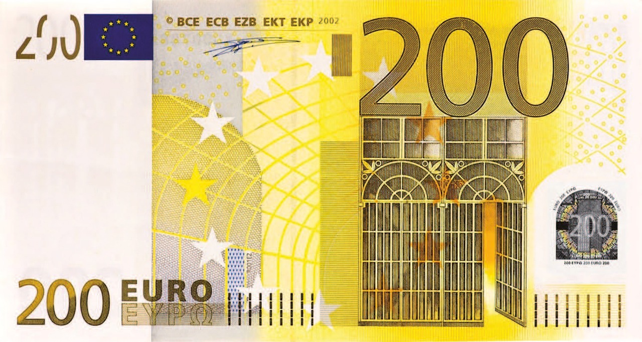 Banconota da 20 euro con evidenza del suo valore collezionistico nel contesto del Superenalotto.