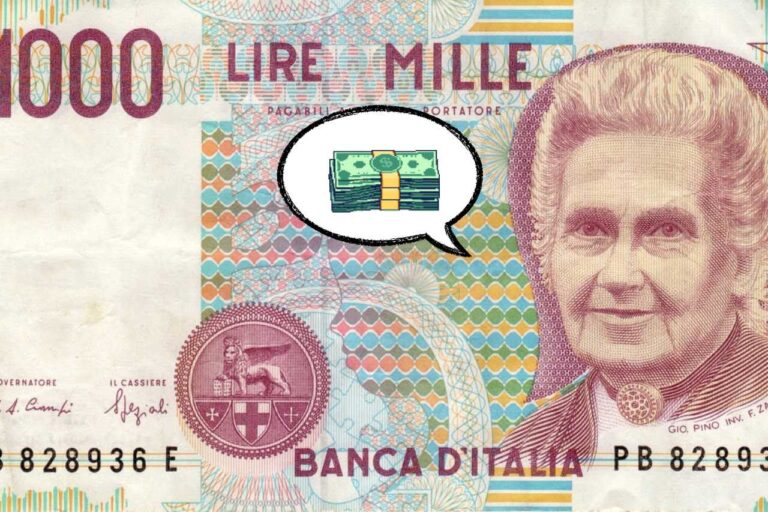 Hai le mille lire con Maria Montessori: ecco quanto valgono