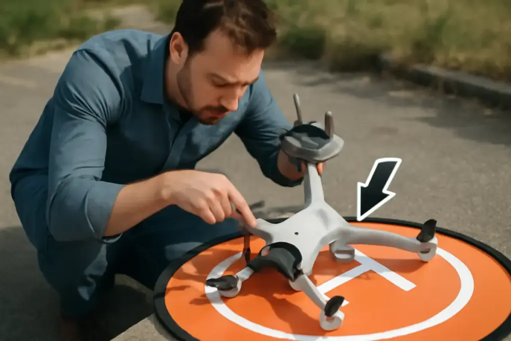 Cosa fare se il drone si ribalta in atterraggio? Il dettaglio di taratura che molti trascurano
