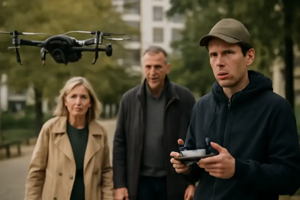 Posso volare con il drone vicino a persone non coinvolte? Il limite che sorprende molti piloti