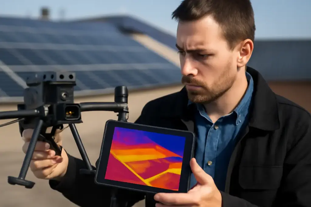 Analisi termica con drone: il criterio che conta nella scelta del sensore giusto