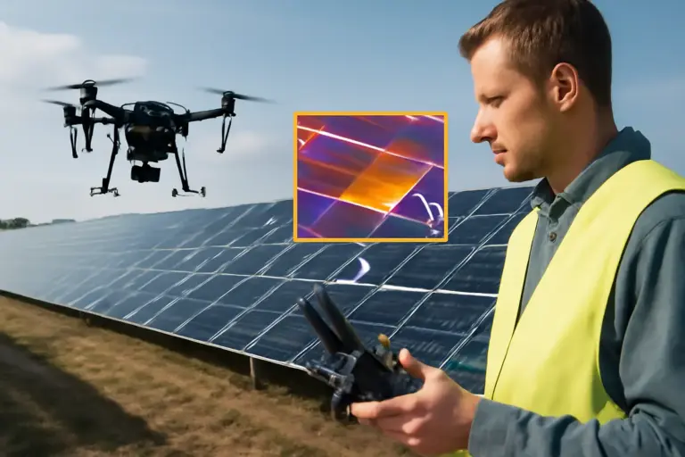 Droni per monitorare impianti fotovoltaici: i segnali da non trascurare
