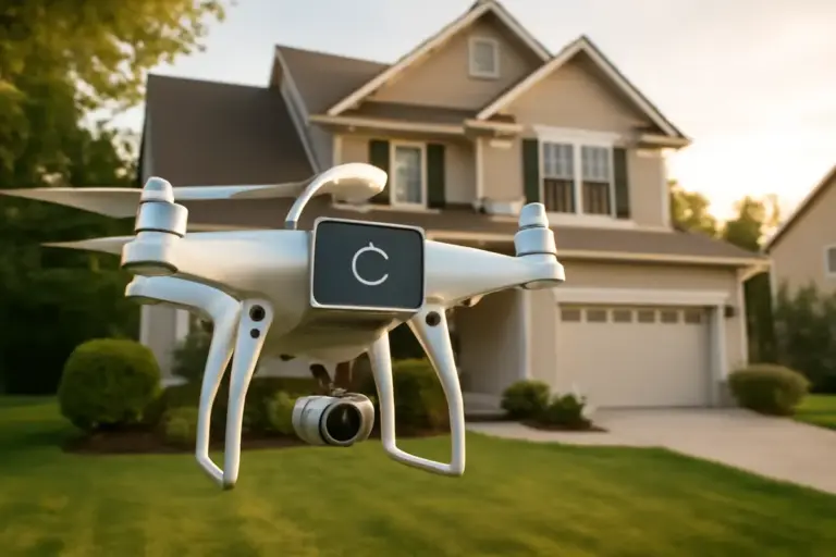 Drone per riprese immobiliari: la rotazione automatica che valorizza la prospettiva della proprietà