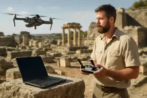 Droni per rilievi archeologici: come ottimizzare la raccolta dati nei siti storici