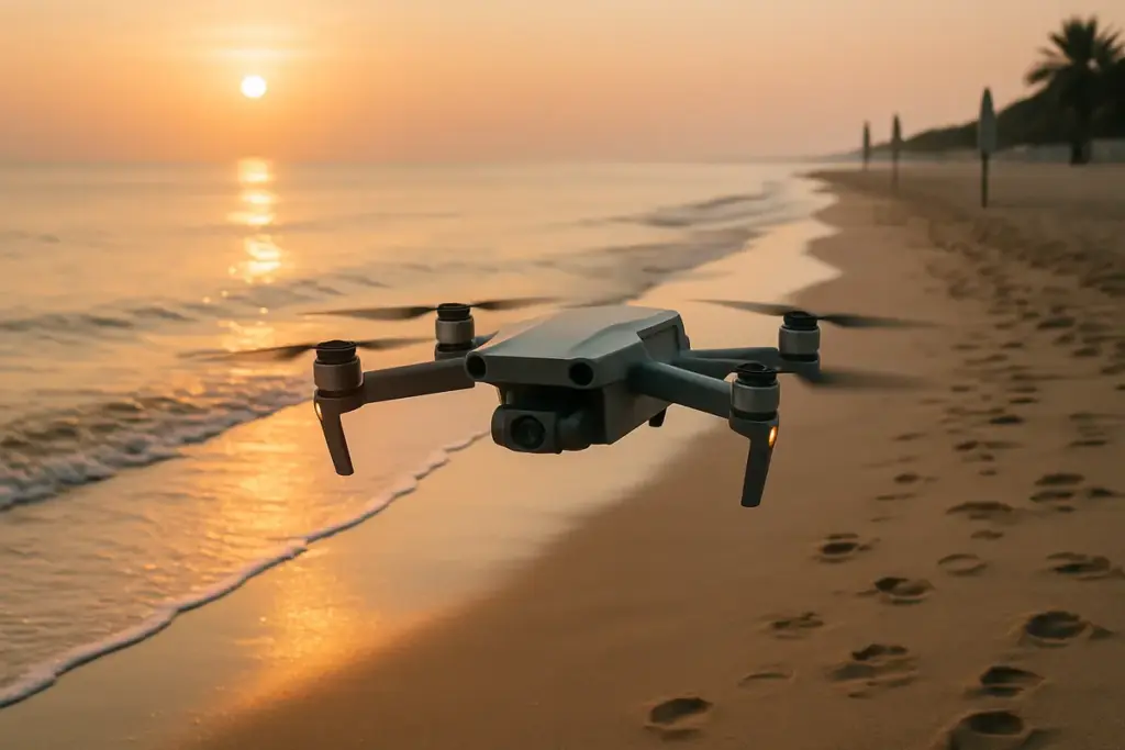 Volare con il drone in spiaggia: ecco cosa dice la legge