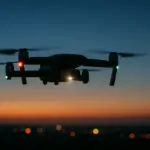 Volare di notte con il drone: ecco cosa è permesso e cosa no